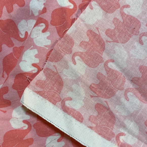 COPY - Baby Elephant w/mom 💯% Cotton FABRIC  by the Yard! - Picture 3 of 4